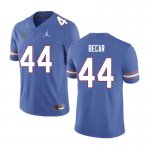 Men's Florida Gators #44 Brandon Becar NCAA Nike Blue Authentic Stitched College Football Jersey WWR4162XH